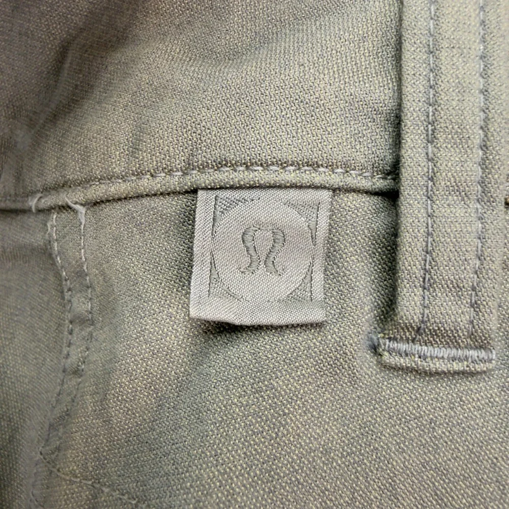 Lululemon ABC Slim Fit Pant Mens 30 Khaki Tan Cotton Blend 5 Pocket Trousers